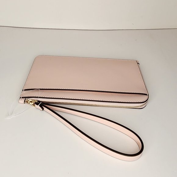 Kate Spade Medium Large Zip Wristlet - Lucy - Conch Pink - NWT - Picture 5 of 7